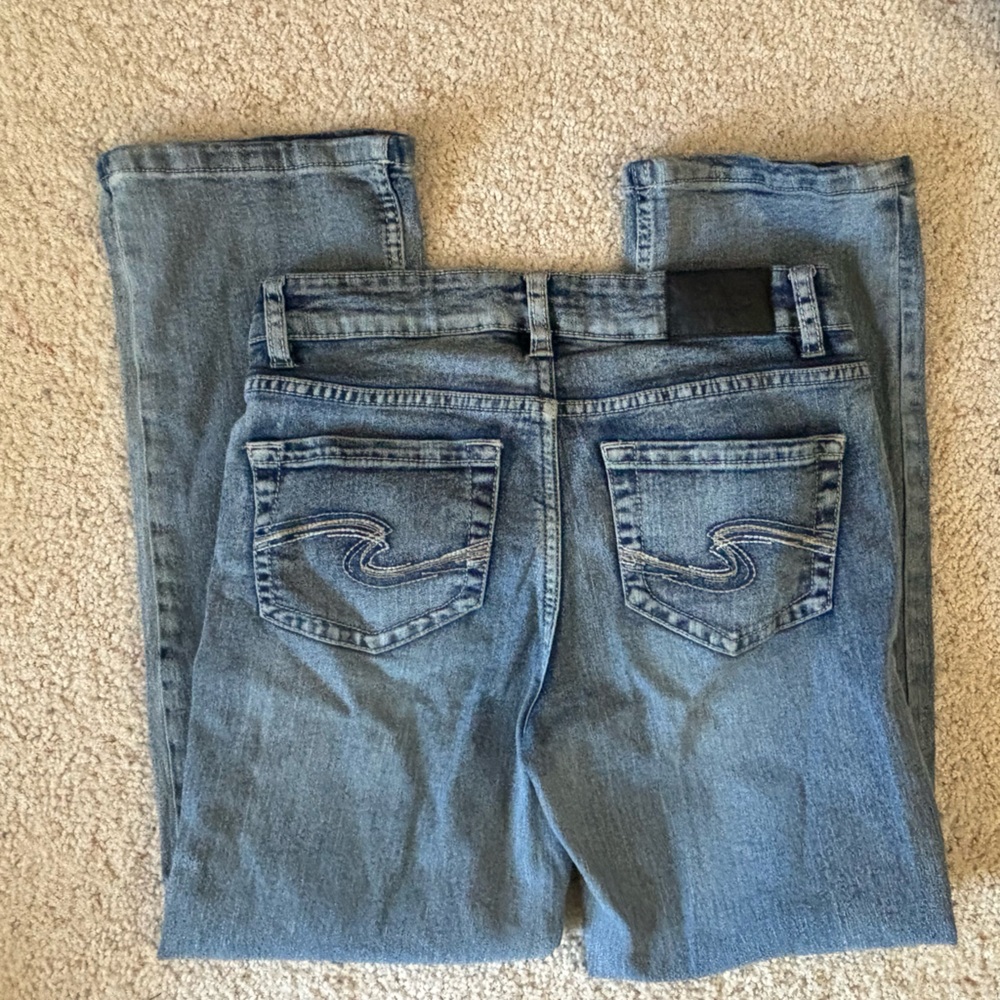 Silver jeanss